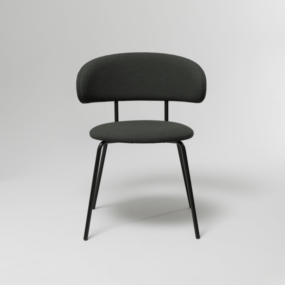 Scoop Dining Chair, Dark Green