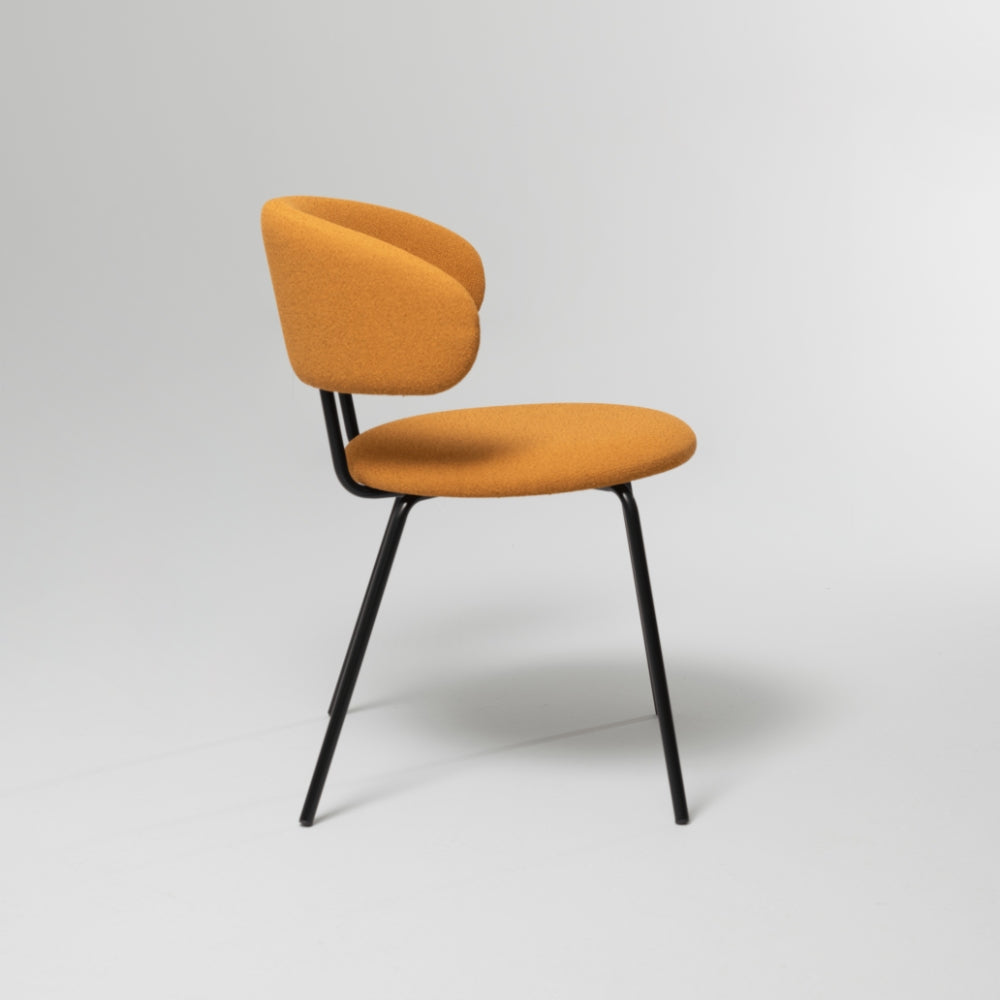 Scoop Singular Dining Chair Mustard