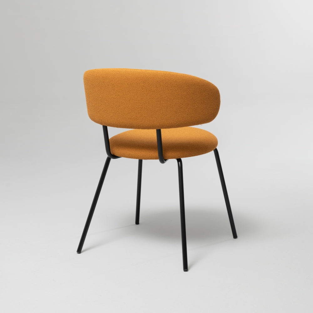 Scoop Singular Dining Chair Mustard