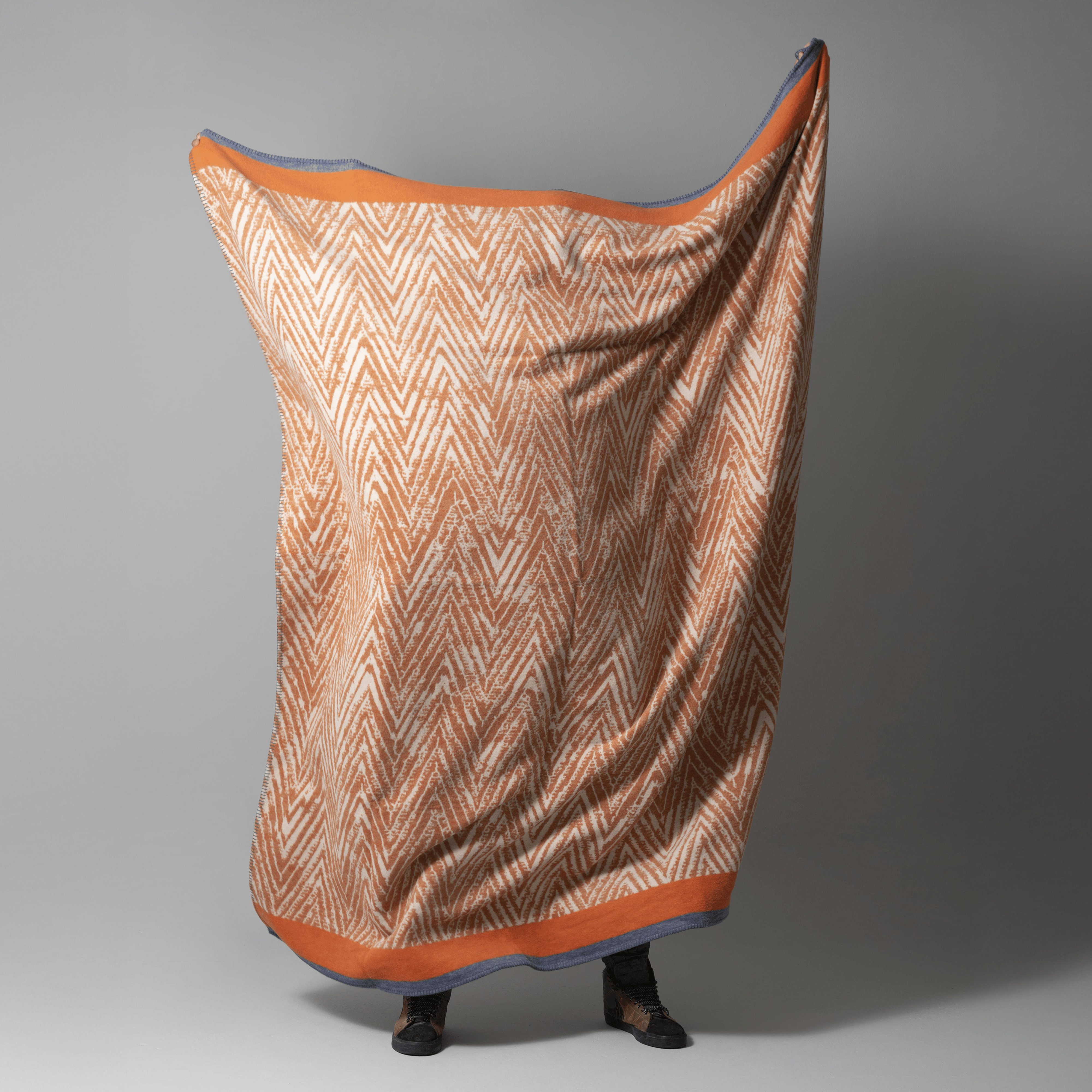 Wildside Throw 160 x 190cm Recycled Blend Orange