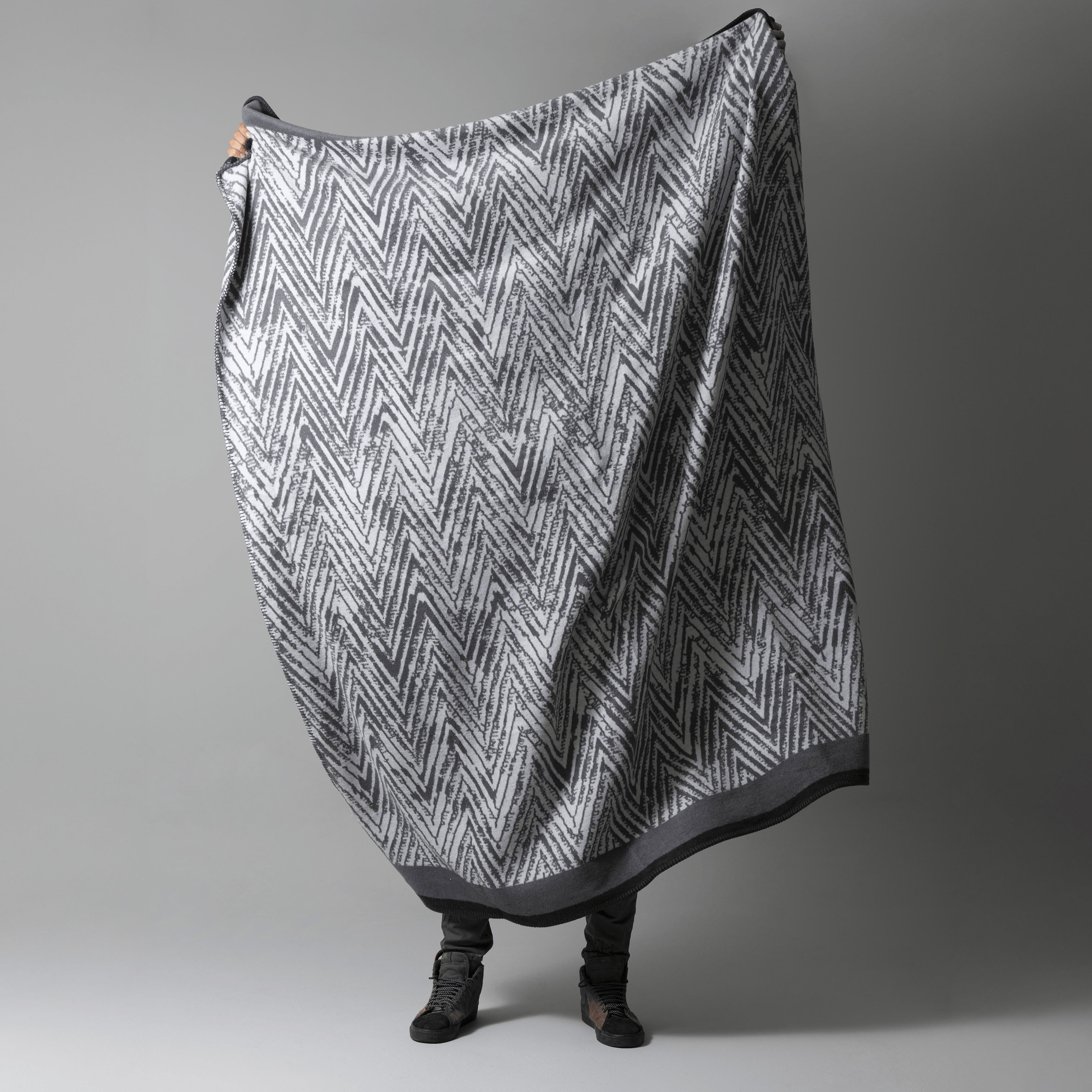 Wildside Throw 160 x 190cm Recycled Blend Grey