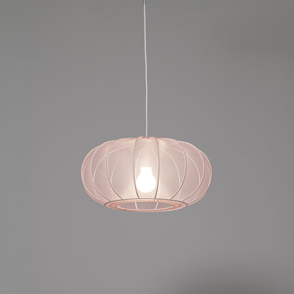 Mist Pendant Lampshade 20x40cm, Rose Chiffon