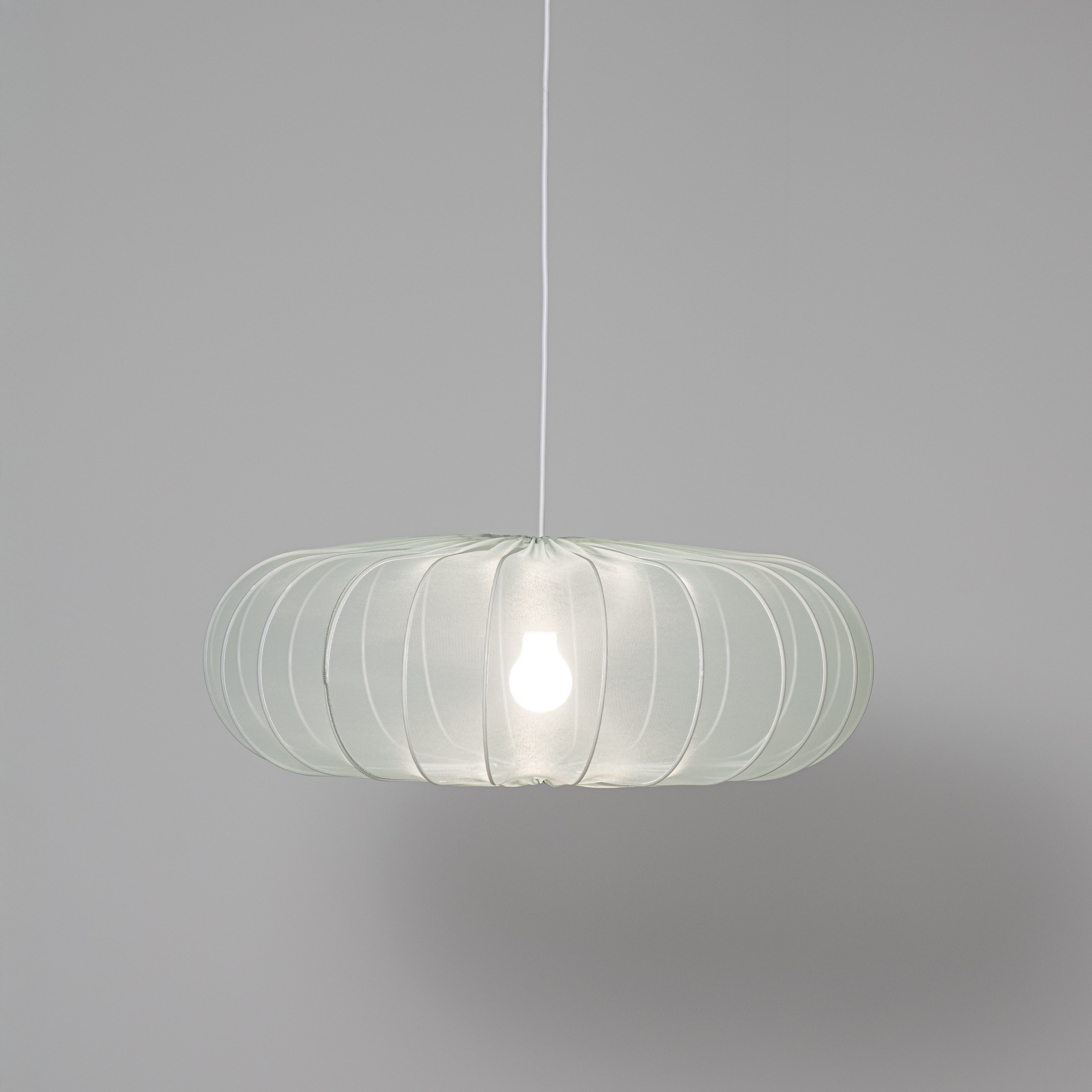 Mist Pendant Lampshade 22x64cm, Wasabi Chiffon