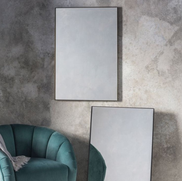 Hurston Rectangle Mirror Glass Bronze