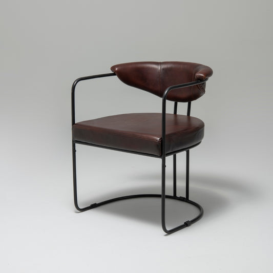 Itari Leather Armchair, Brown