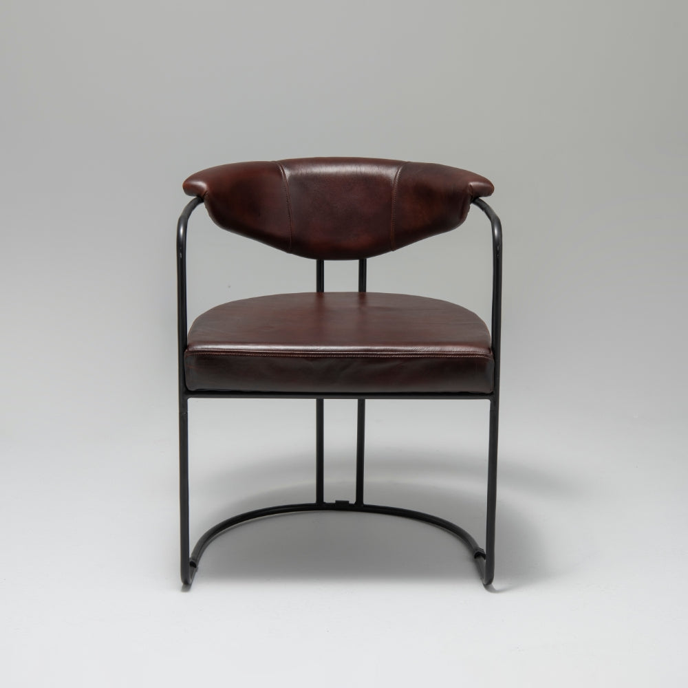 Itari Leather Armchair, Brown