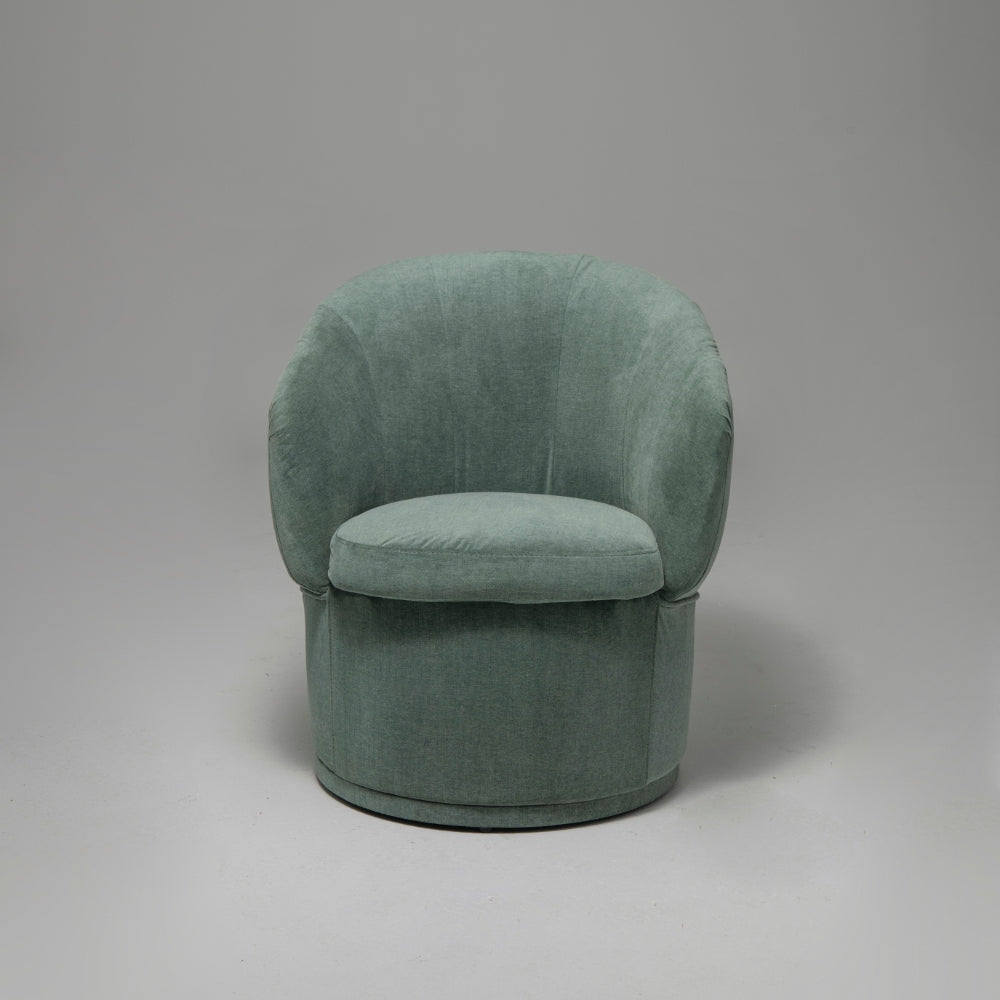 Libero Velvet Accent Armchair, Green