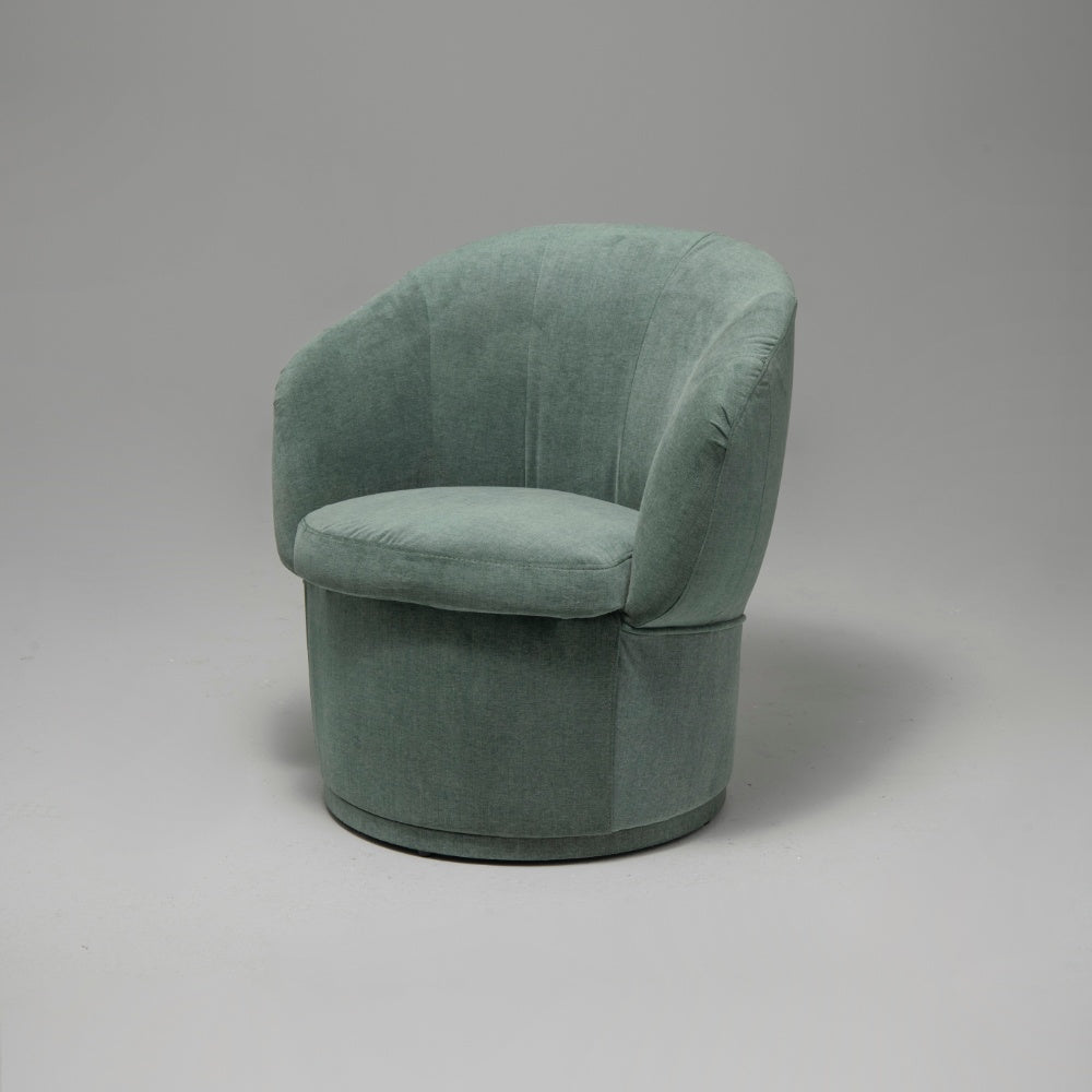 Libero Velvet Accent Armchair, Green