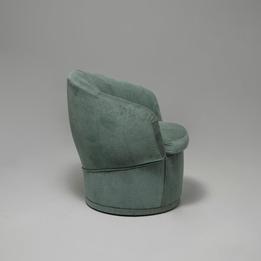 Libero Velvet Accent Armchair, Green