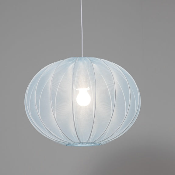 Mist Pendant Lampshade 50cm, Blue Chiffon