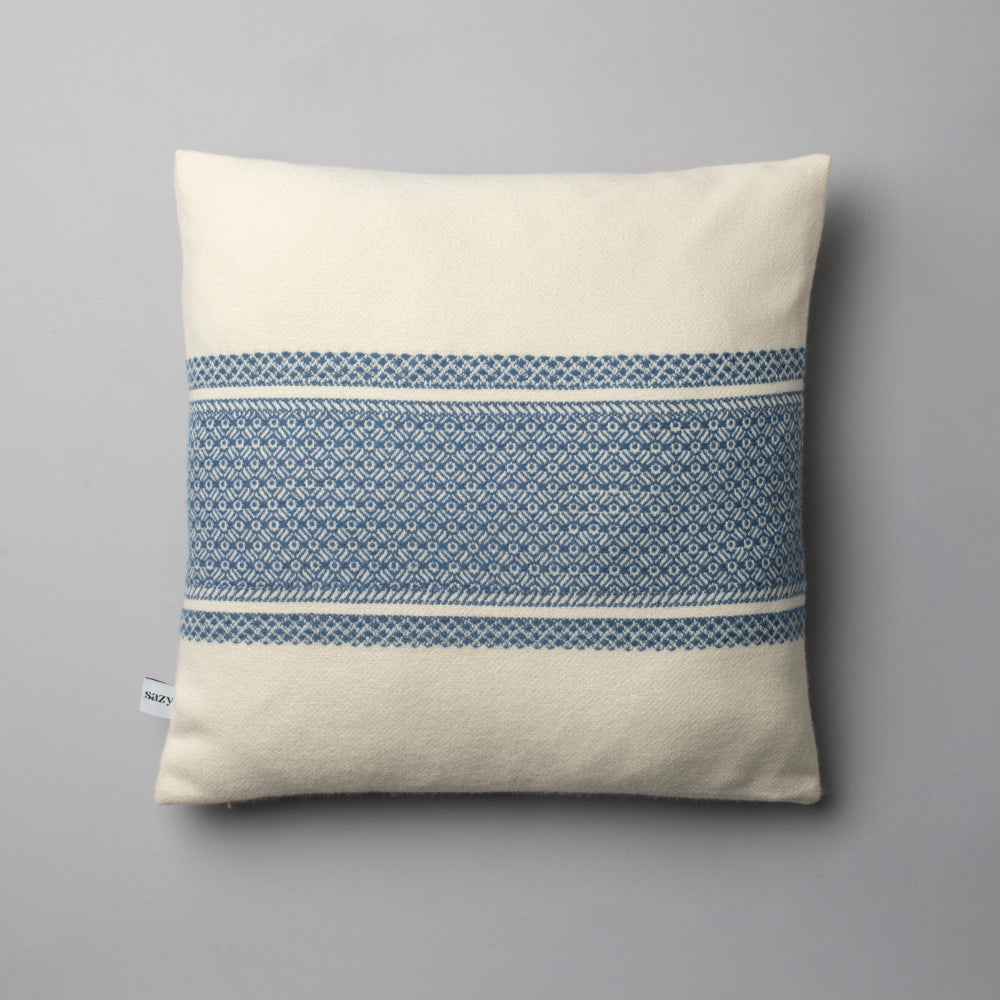 Mediterranean Striped Cushion Cover, Blue (Set of 2)