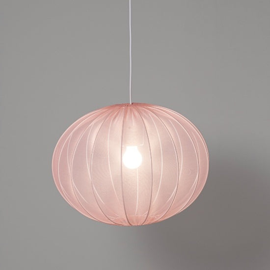 Mist Pendant Lampshade 50cm, Rose Chiffon