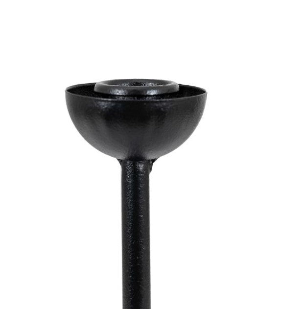 Roddy Candle Stick Small Metal Black