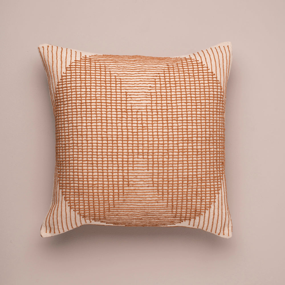 Hatch Stitched Cushion