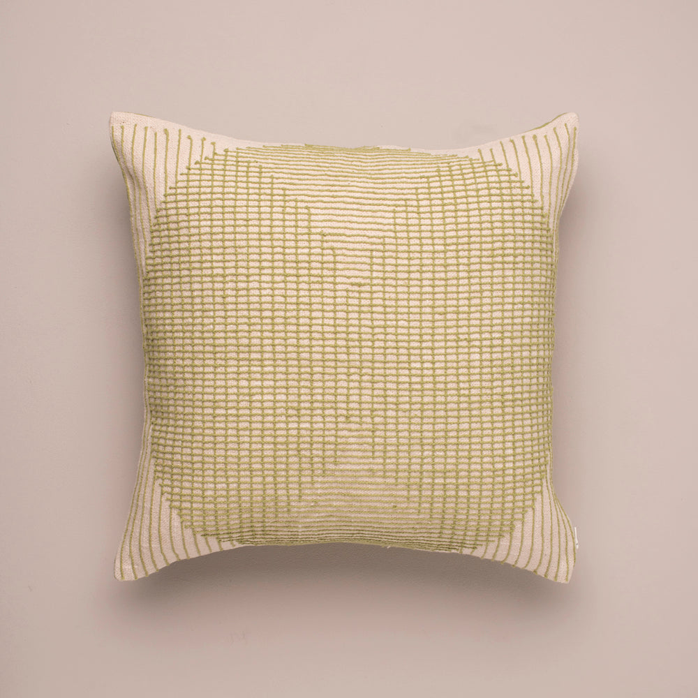 Hatch Stitched Cushion
