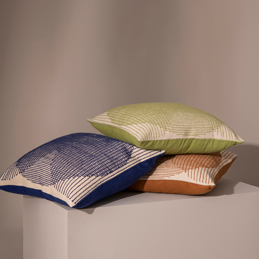 Hatch Stitched Cushion