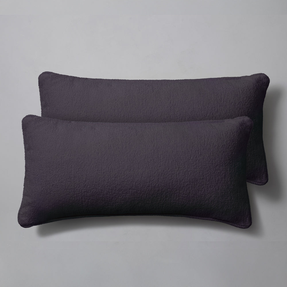 Cob Cushions 70x35cm Arpa Bouclé Navy Blue, Set of 2