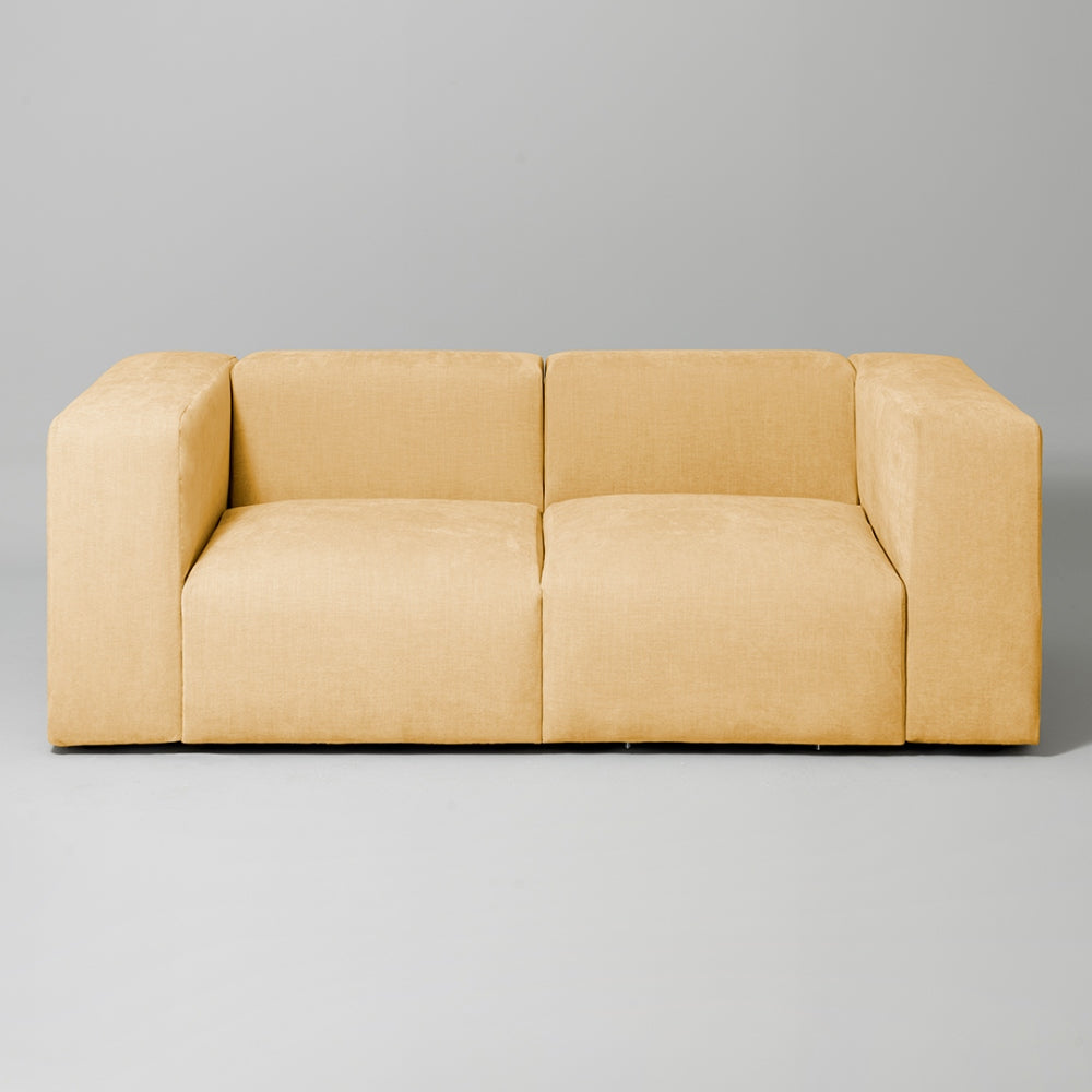 Cob 2 Seater Modular Sofa, Chenille, Sandstone