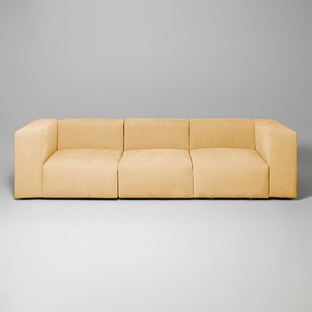 Cob 3 Seater Modular Sofa, Chenille, Sandstone