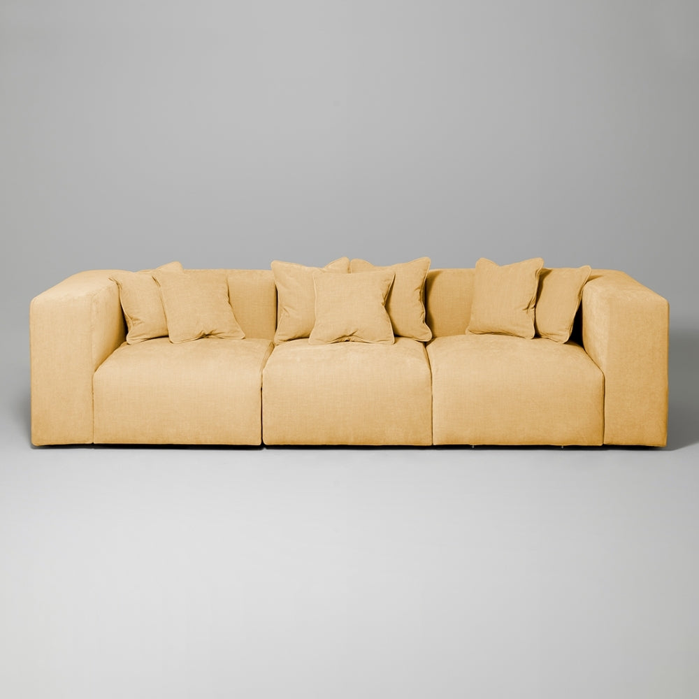 Cob 3 Seater Modular Sofa, Chenille, Sandstone