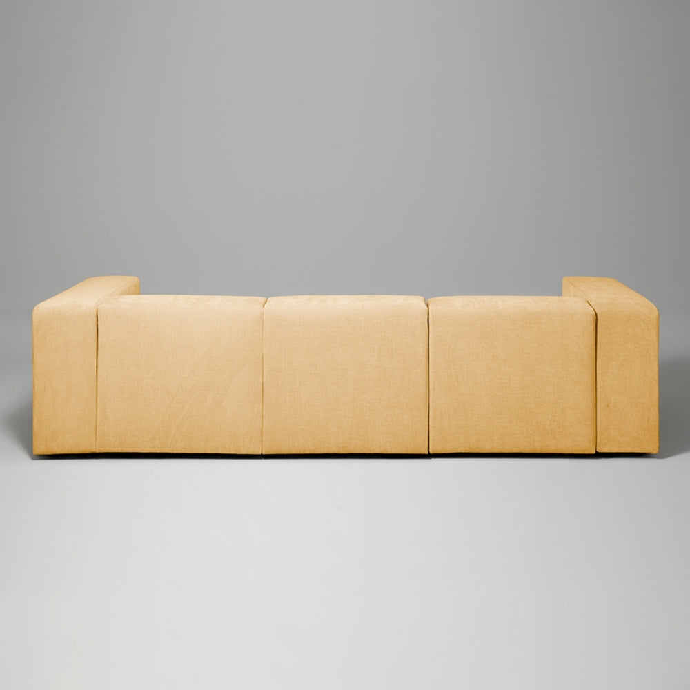 Cob 3 Seater Modular Sofa, Chenille, Sandstone