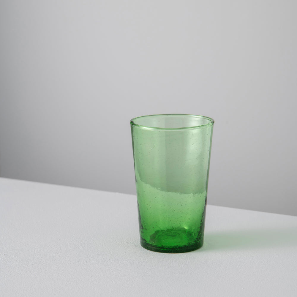 Rhea Highball Glasses, Green (Set of 6)