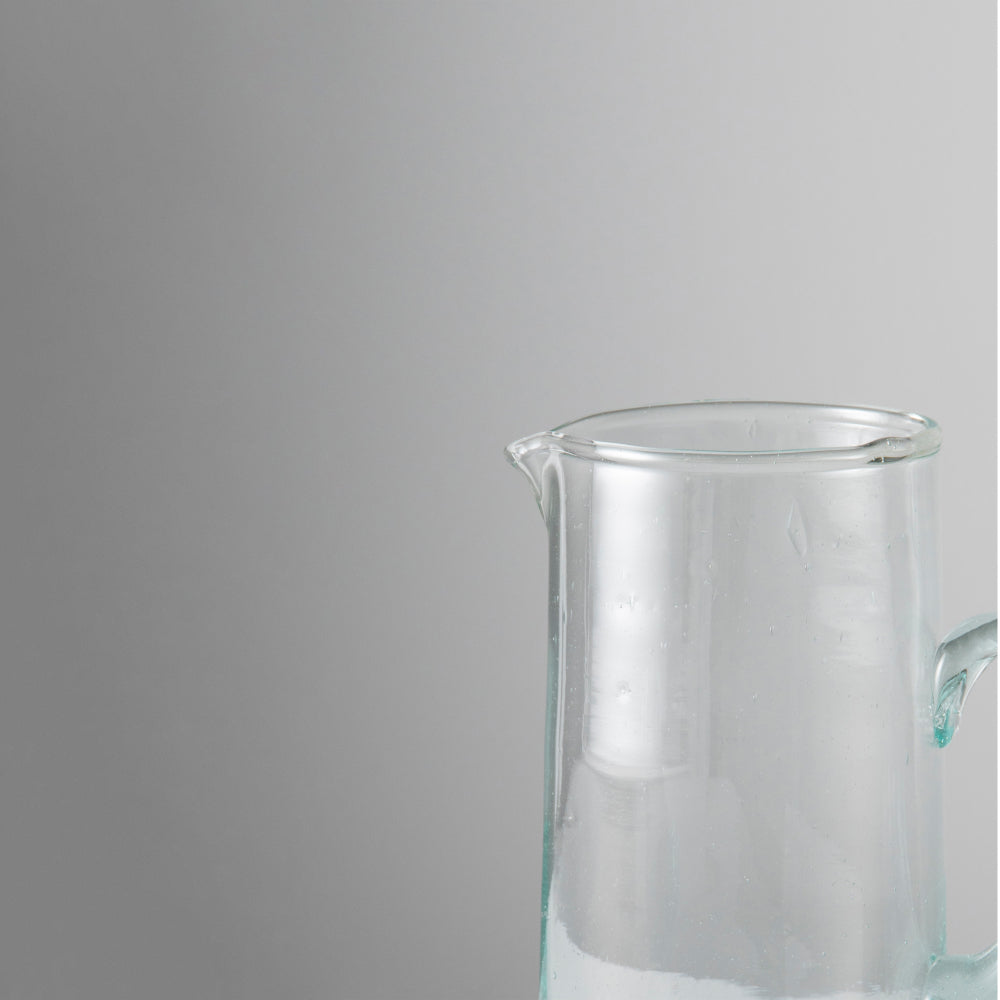 Rhea Glass Jug, Clear