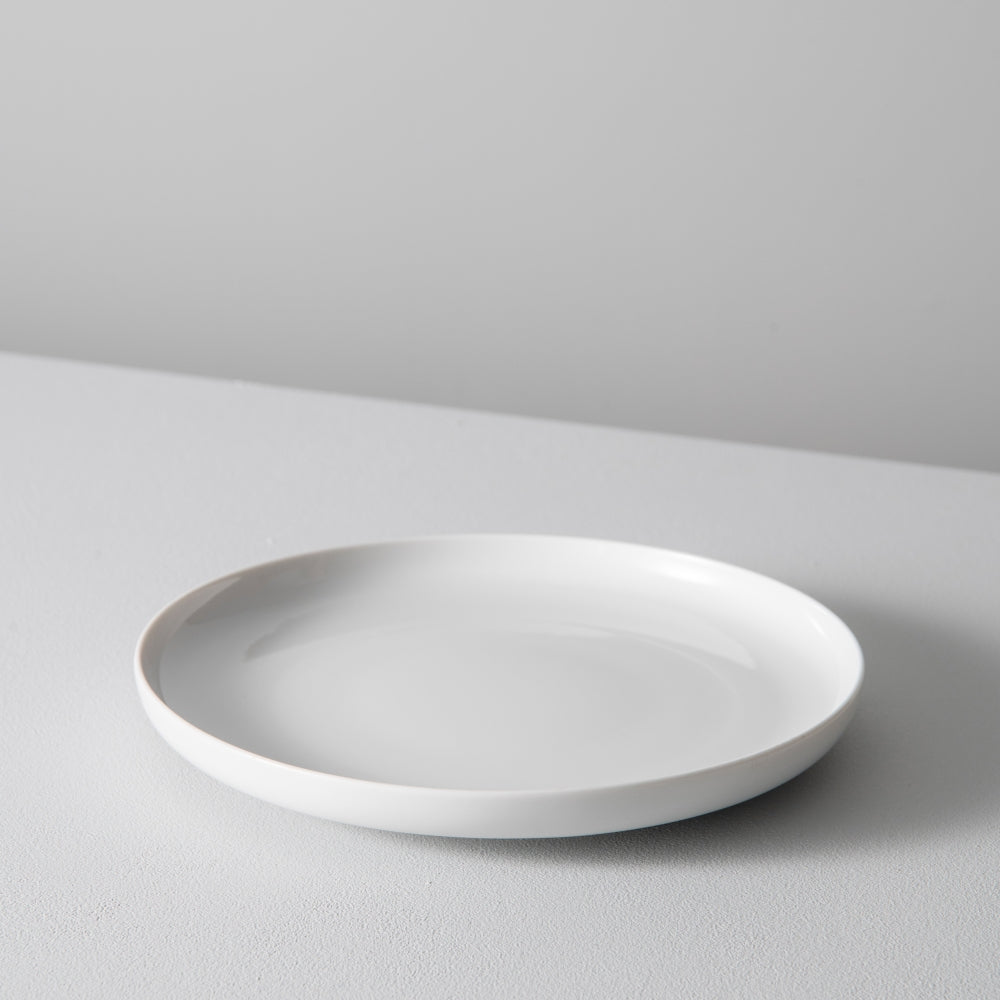 Cela Porcelain Flat Plate 19 cm, White (Set of 6)