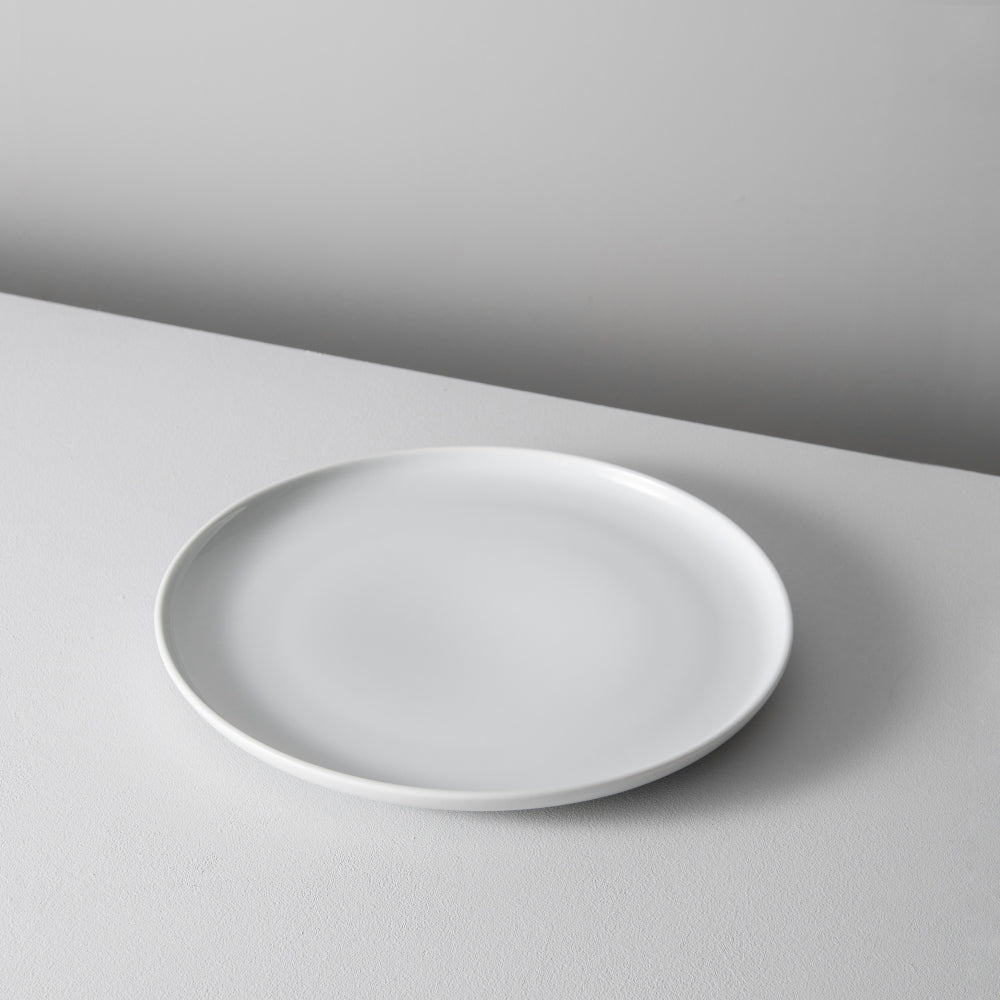 Cela Porcelain Flat Plate 27 cm, White (Set of 6)