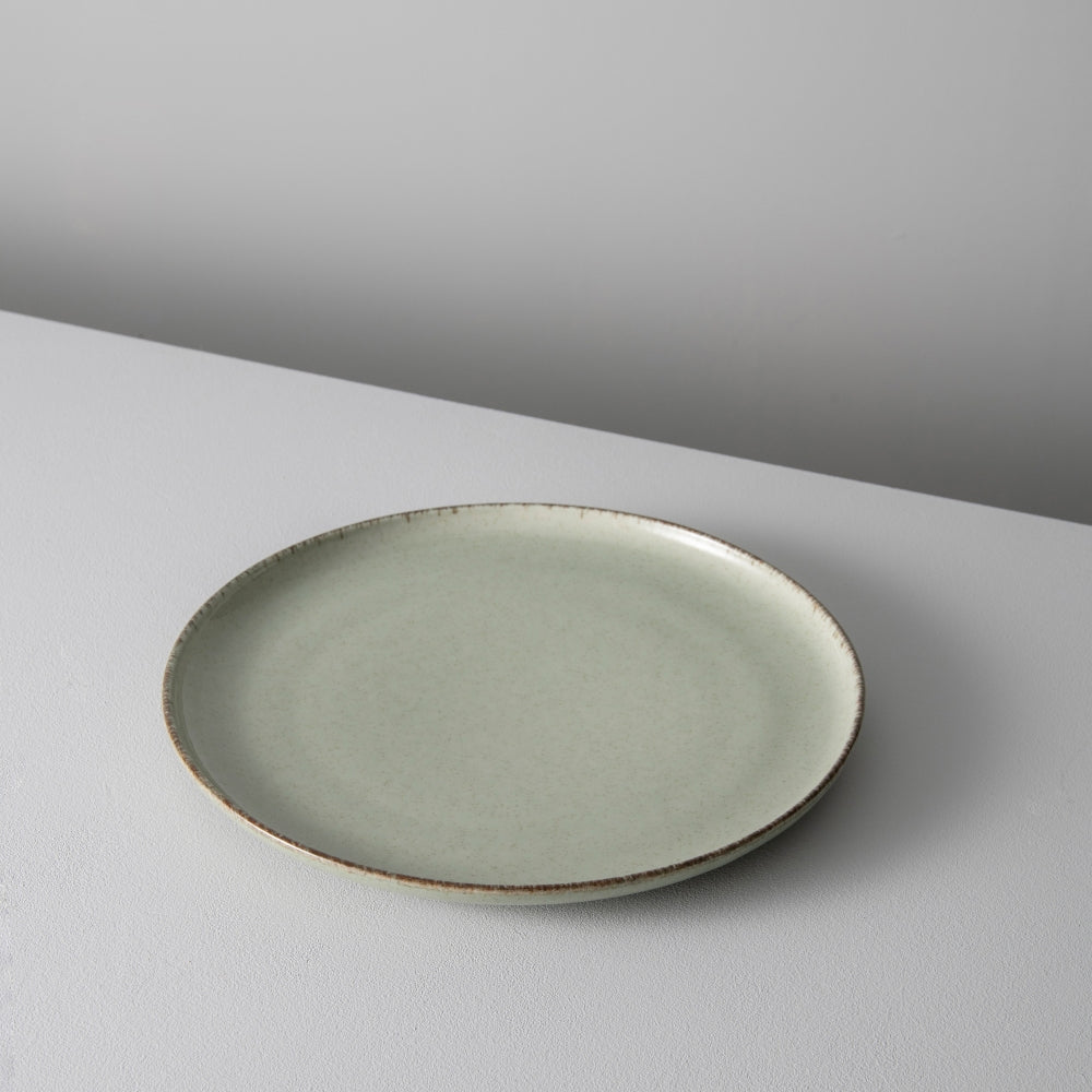 Dotti Porcelain Plate 27cm, Green (Set of 6)