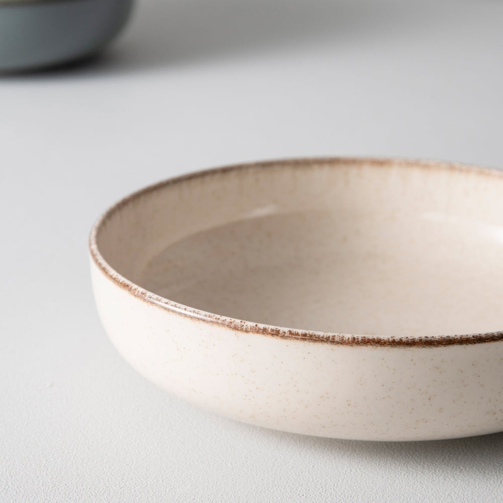 Dotti Porcelain Bowl 15cm, Beige (Set of 6)