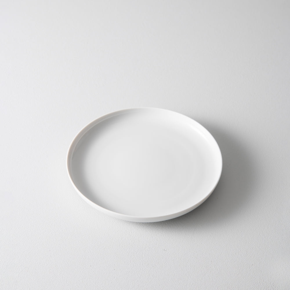 Cela Porcelain Flat Plate 19 cm, White (Set of 6)