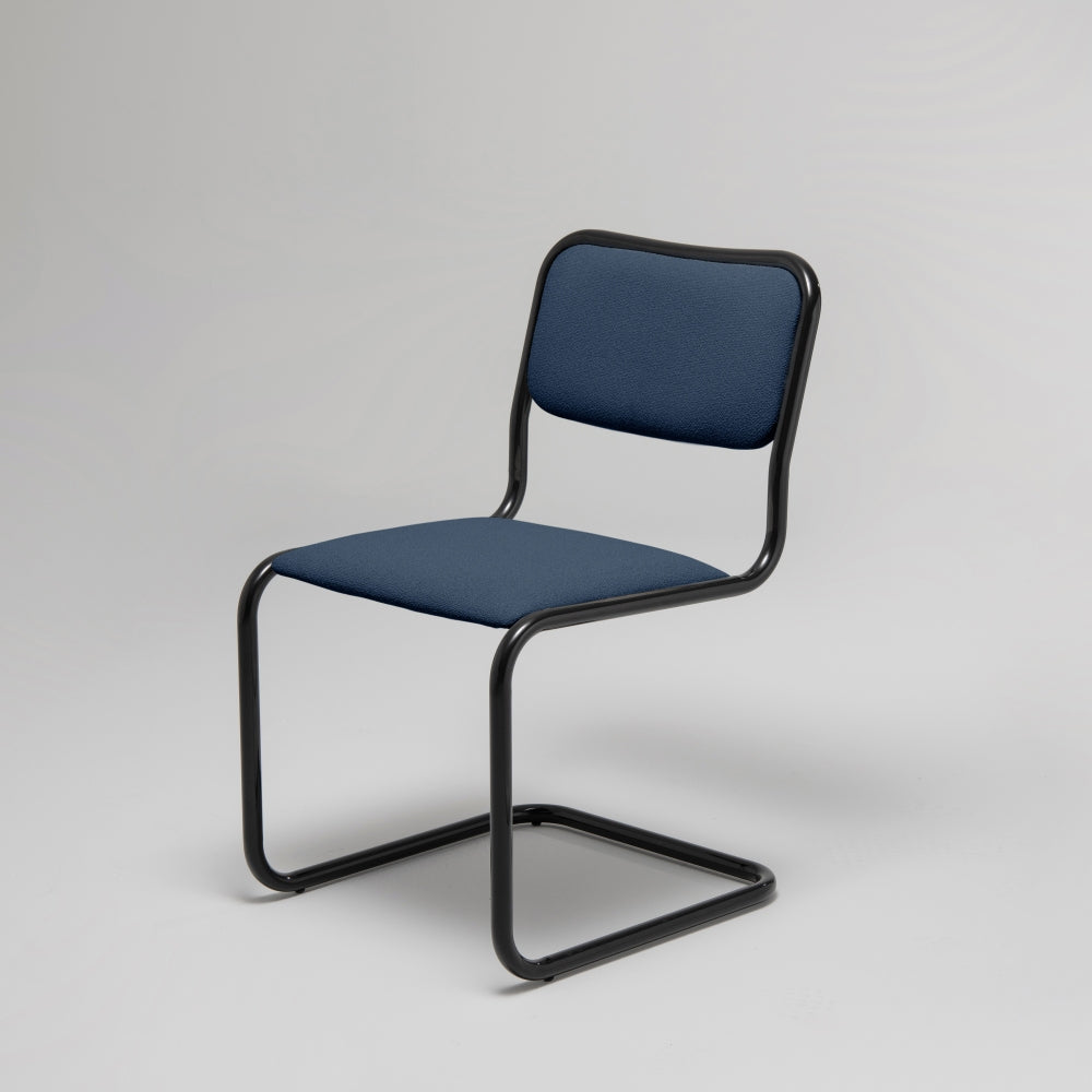 Loop Dining Chair, Black & Blue (Set of 2)