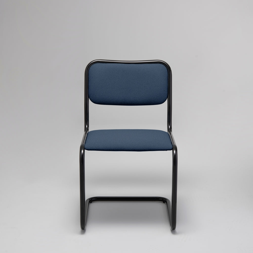 Loop Dining Chair, Black & Blue (Set of 2)