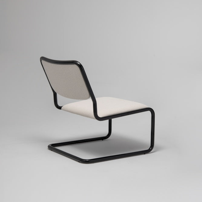 Loop Lounge Chair Black Gloss / Stone