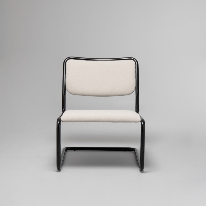 Loop Lounge Chair Black Gloss / Stone