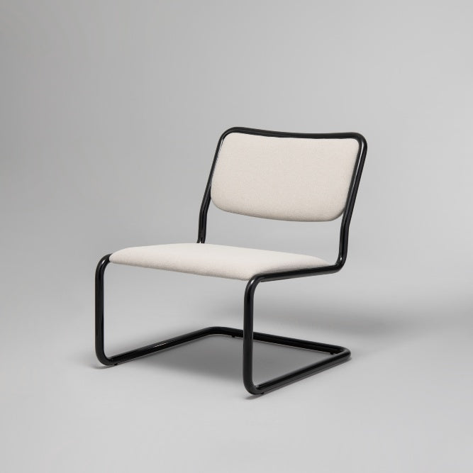 Loop Lounge Chair Black Gloss / Stone