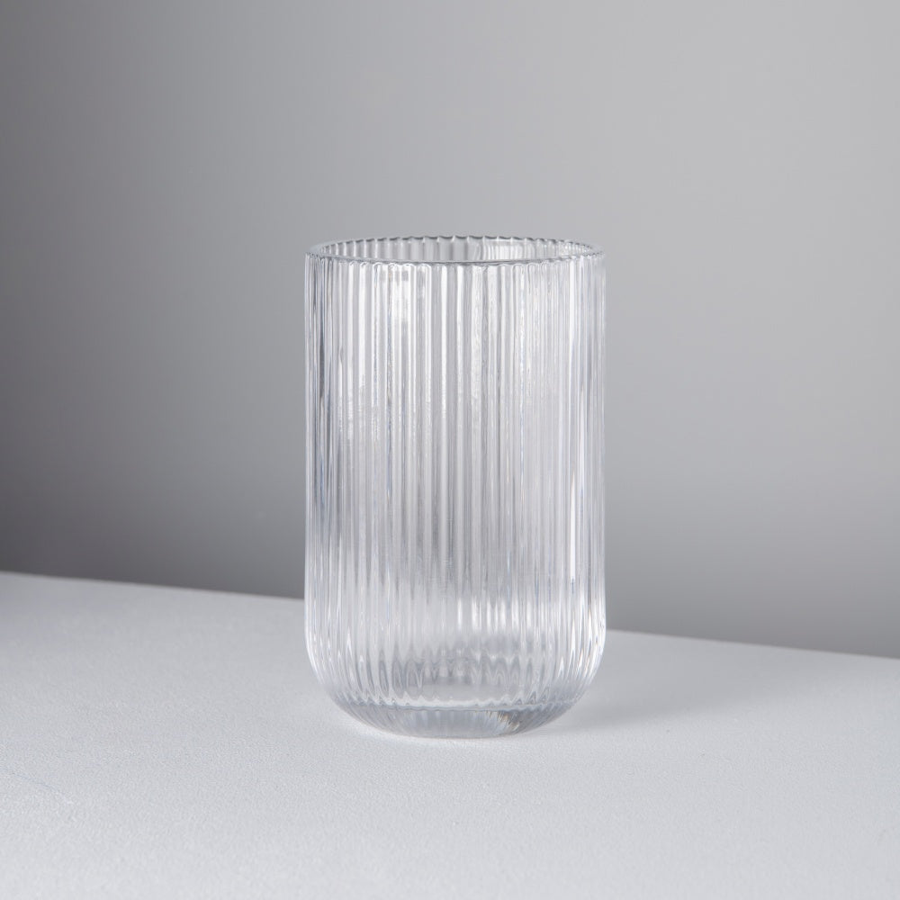 Flute Glass 13cm Tumbler, Clear (Set of 6)