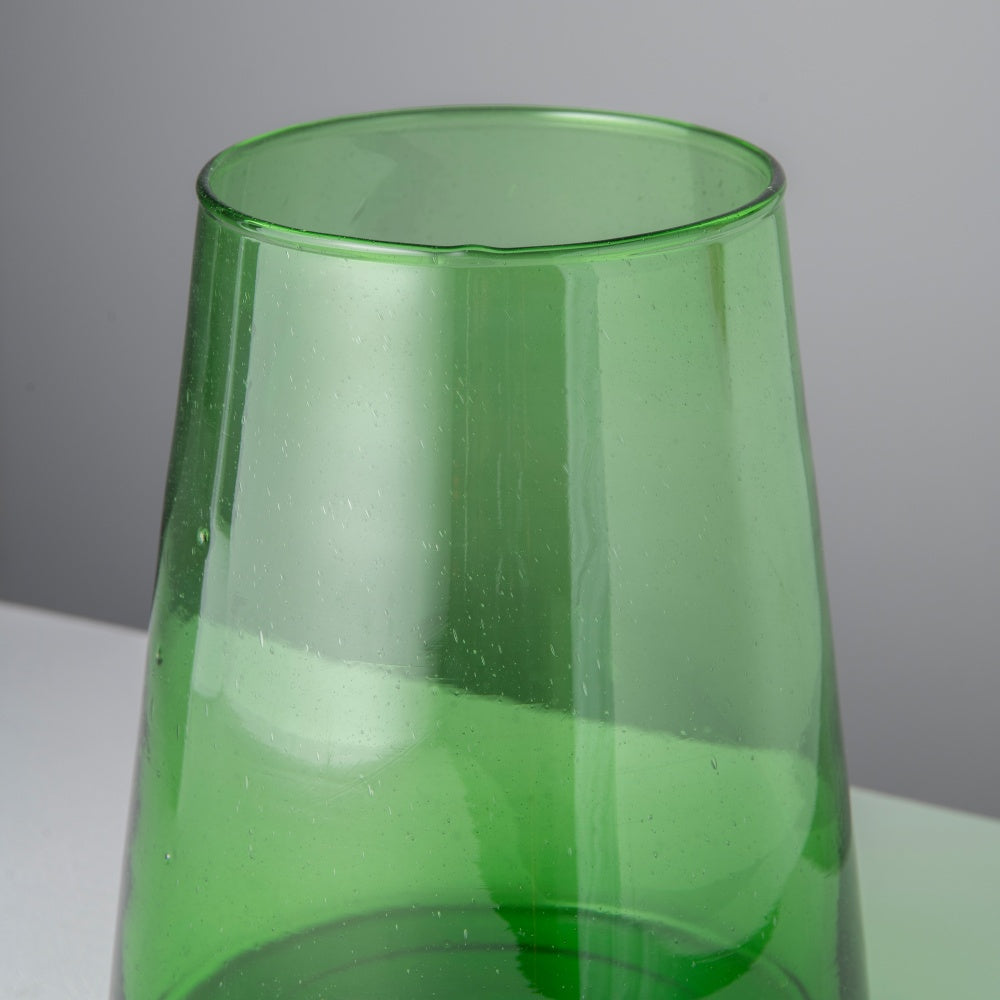 Rhea Glass Vase, Green