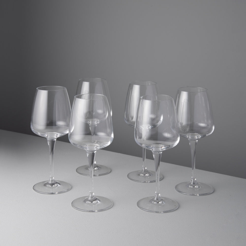 Aurum Wine Glass, Clear (Set of 6)