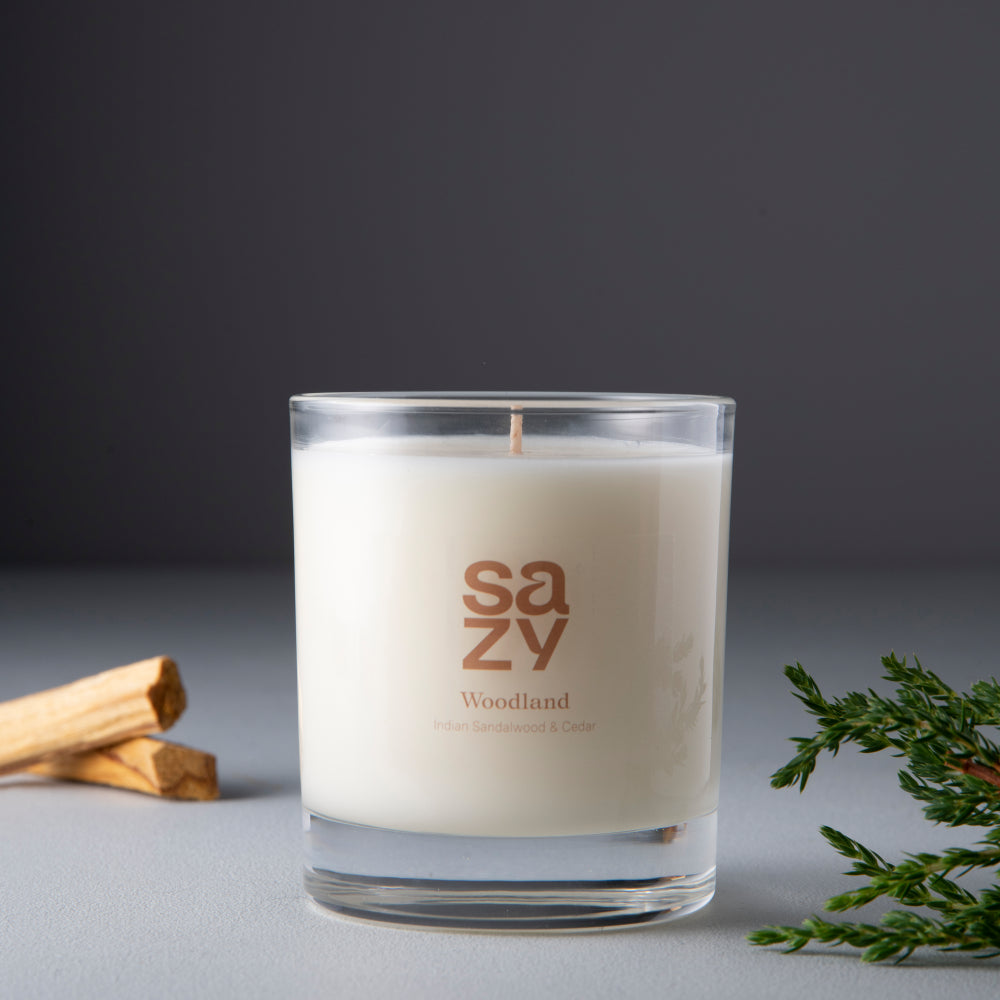 Woodland Natural Wax Candle