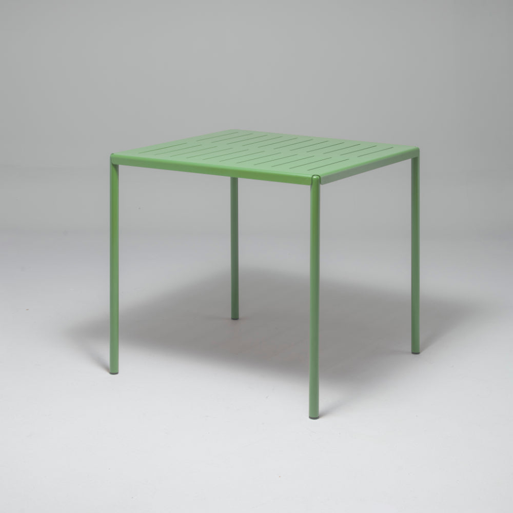 Frame Metal Garden Table, 4 Seater, Green