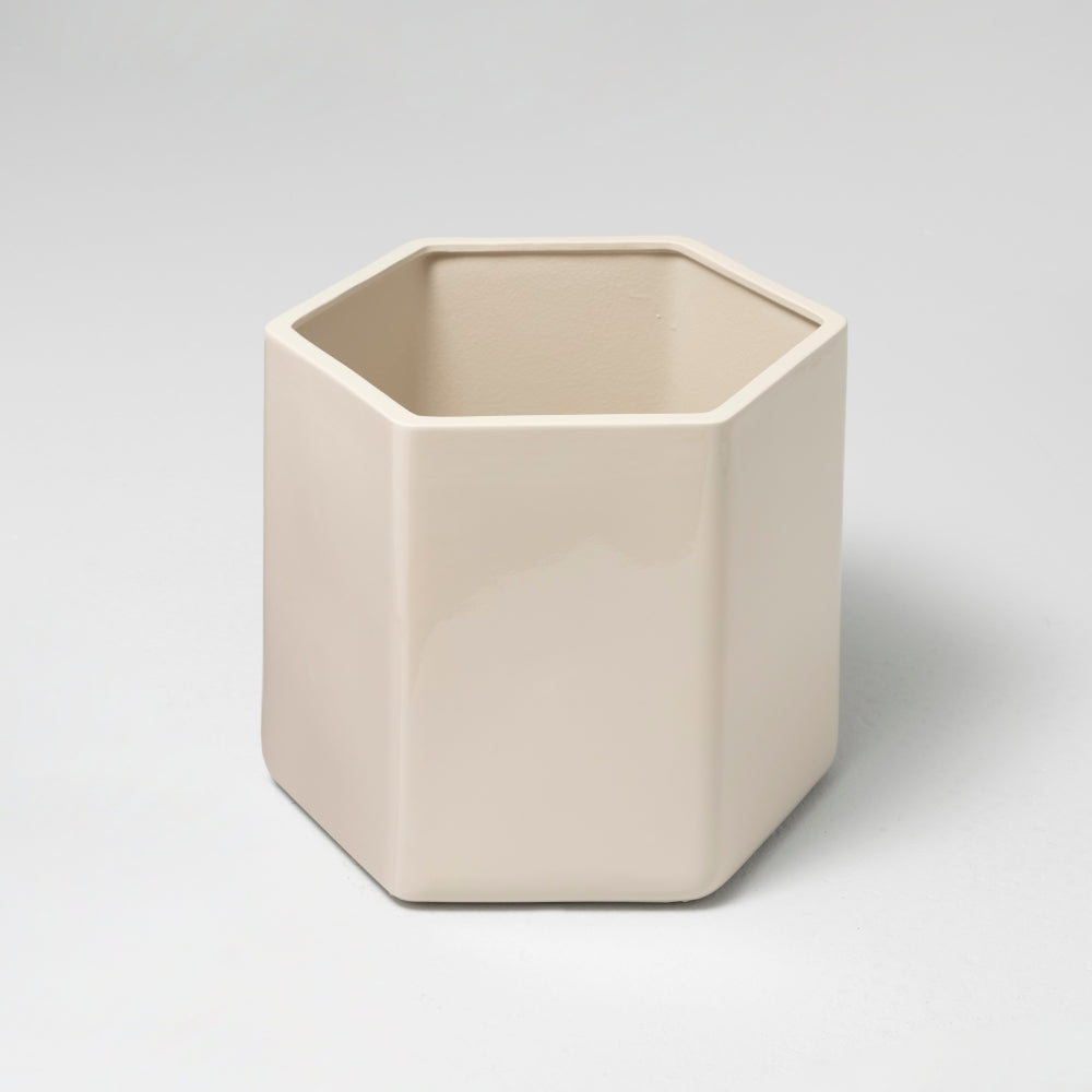 Giant Ceramic Planter, Off White