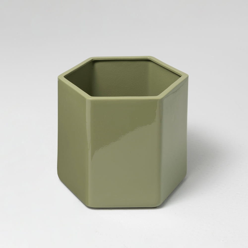 Giant Ceramic Planter, Sage Green