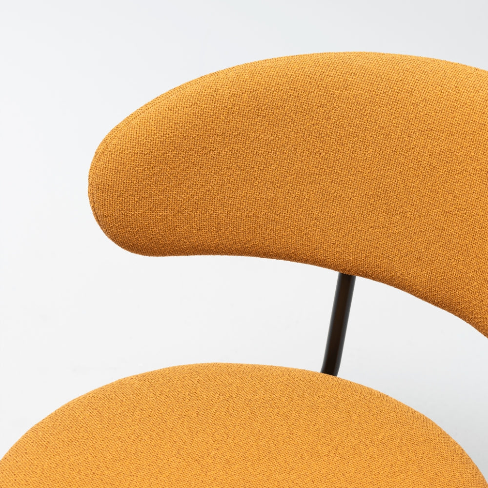 Scoop Dining Chair, Mustard