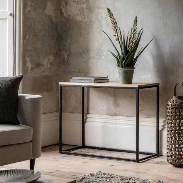 Henley Console Table Wood Natural