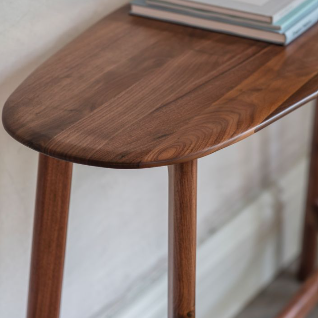 Madrid Console Table Wood Walnut