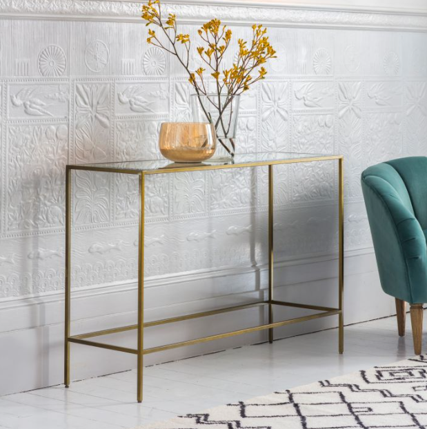 Rothbury Console Table Metal Bronze