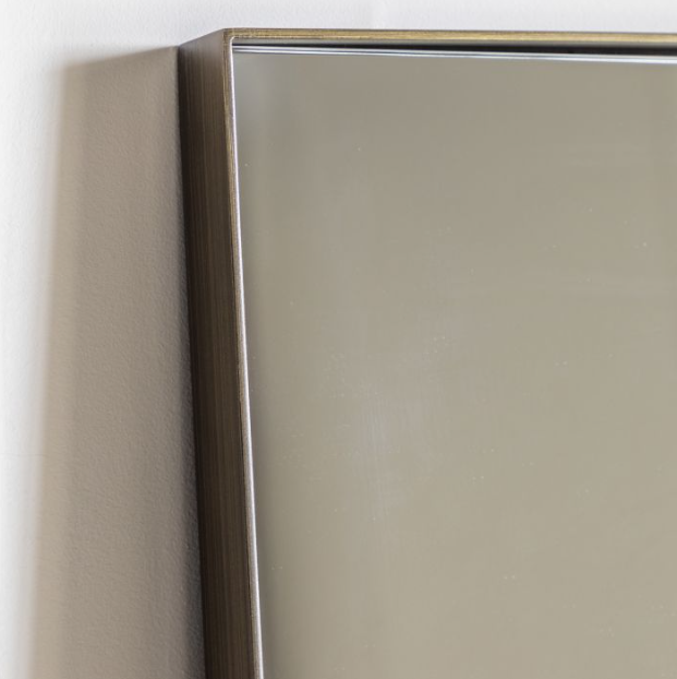 Hurston Leaner Mirror Glass Bronze