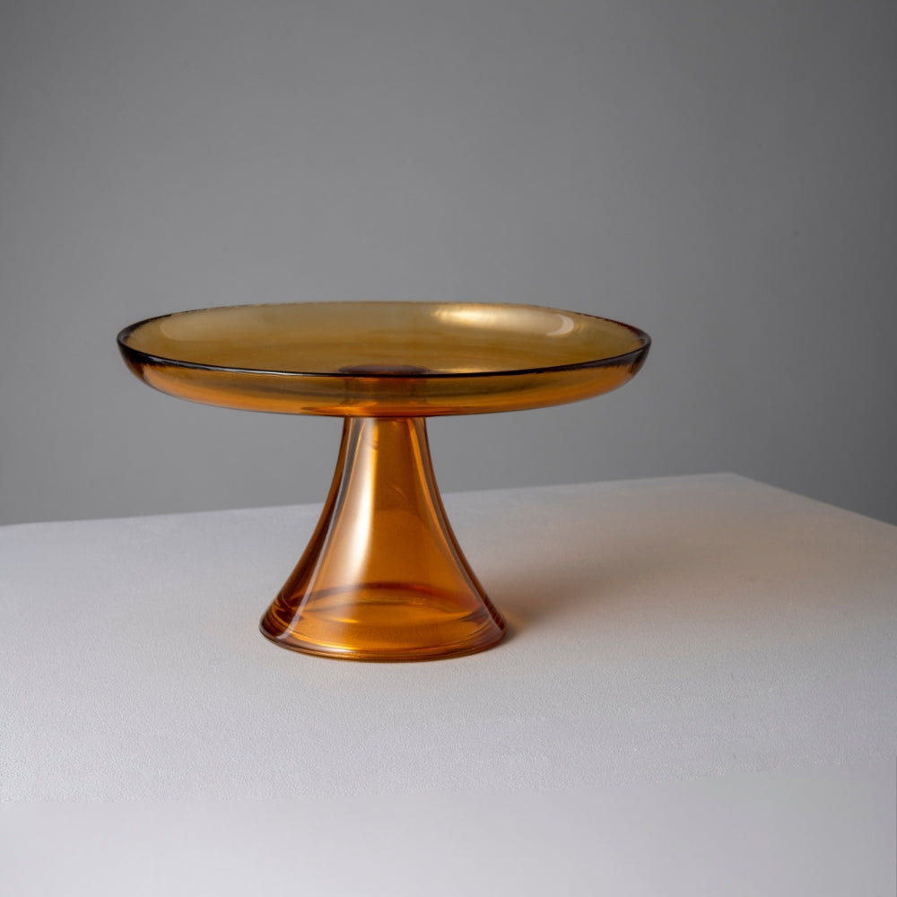 Sofia Cake Stand / Serveware, Amber